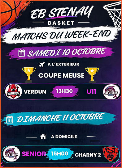 Basket, les matchs du week-end-du 10 et 11 octobre