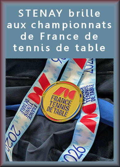 Stenay brille aux championnats de France de tennis de table