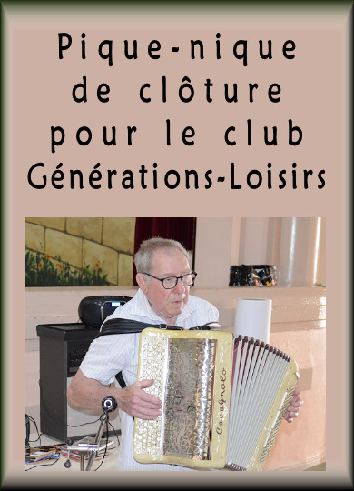 Pique-nique de clôture pour le club Générations-Loisirs